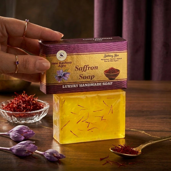 Saffron soap
