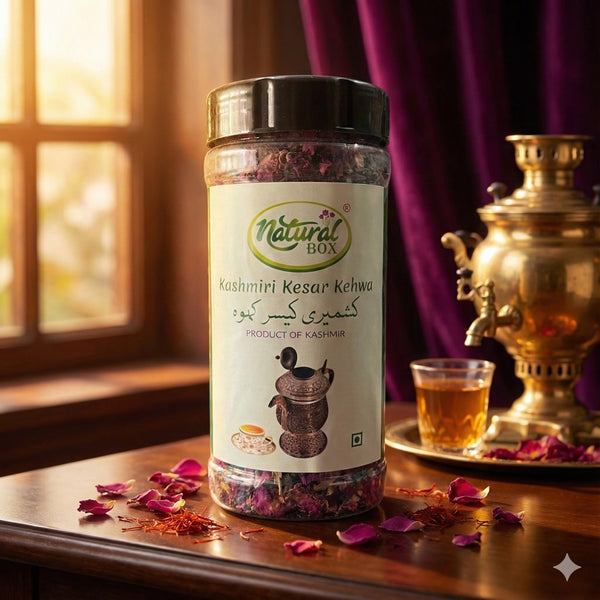 Kashmir Natural Box premium sugar free Kehwah!saffron